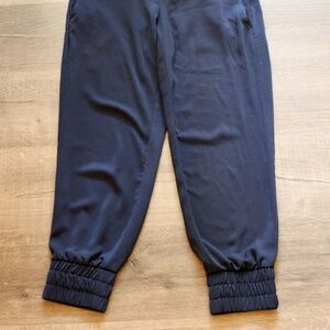 Helmut Lang High Waist Navy Slacks / Joggers